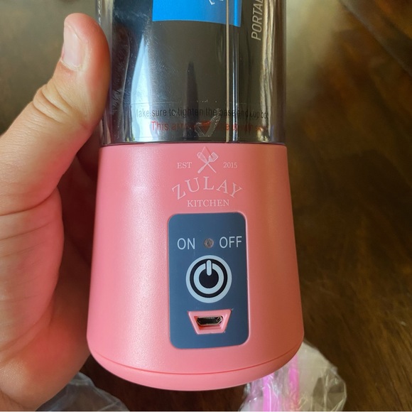 Kitchen Zulay Kitchen Portable Rechargeable Blender Pink Blendjet
